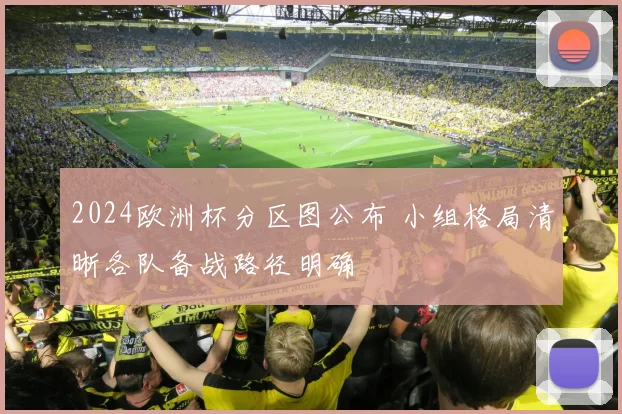 2024欧洲杯分区图公布 小组格局清晰各队备战路径明确
